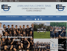 Tablet Screenshot of elitesultimate.com